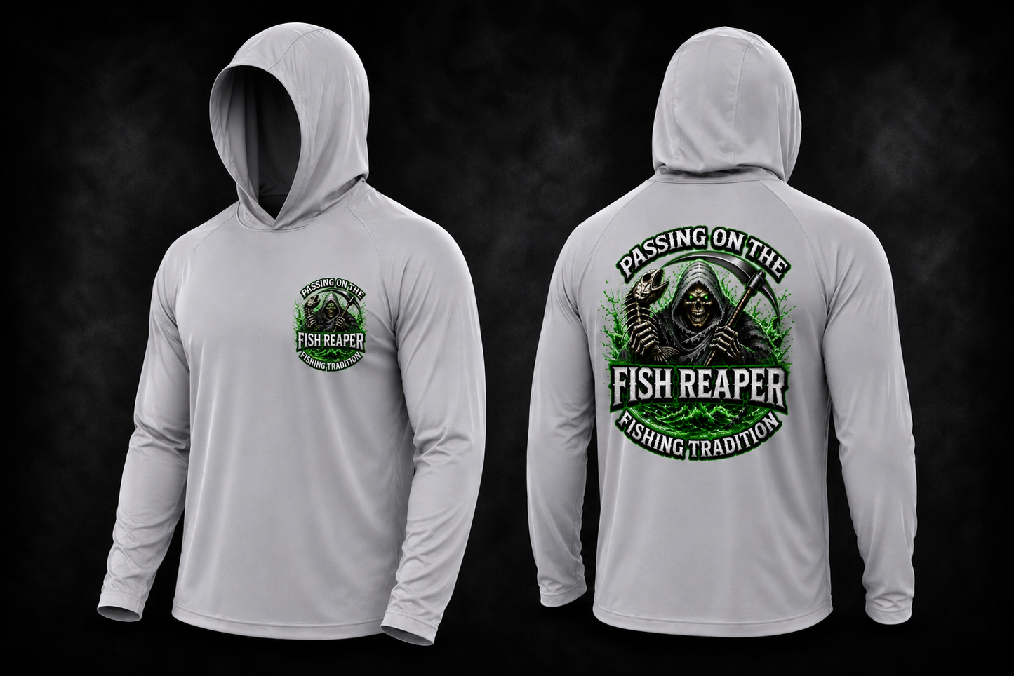 Fish Reaper Performance Hooded Sunshirt