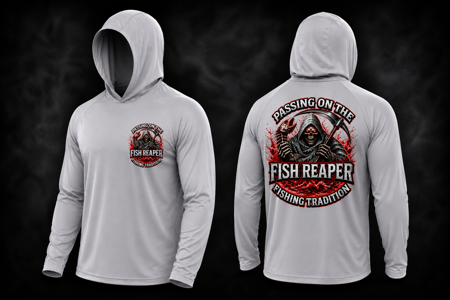 Fish Reaper Performance Hooded Sunshirt