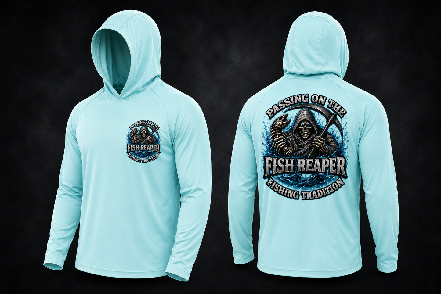 Fish Reaper Performance Hooded Sunshirt