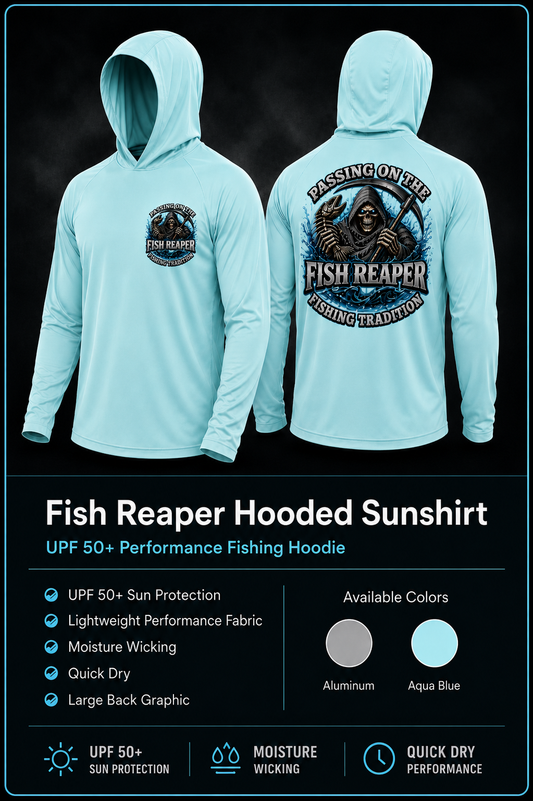 Fish Reaper Performance Hooded Sunshirt
