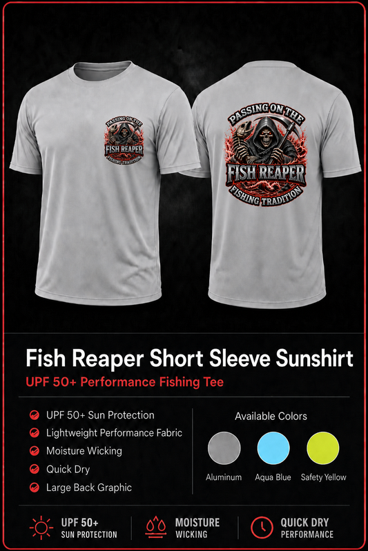 Fish Reaper Performance Short Sleeve Sunshirt