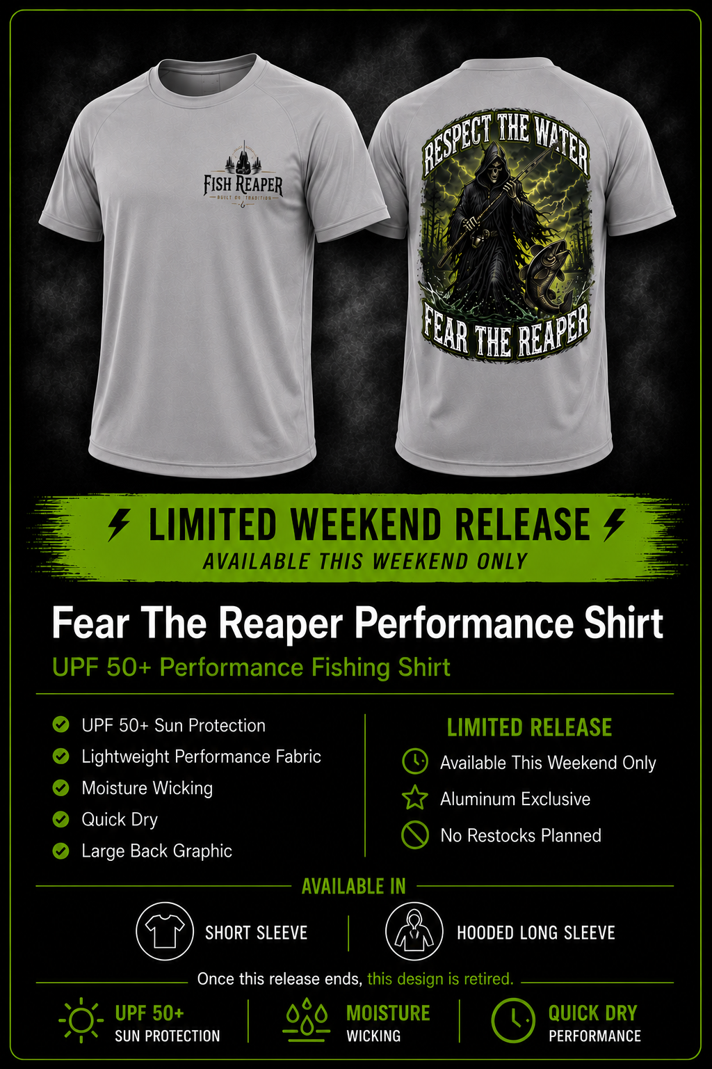 Fear The Reaper Performance Shirt
